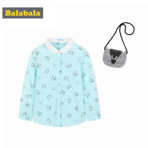 Balabala 巴拉巴拉 女童长袖衬衫 *2件 89元（2件5折）
