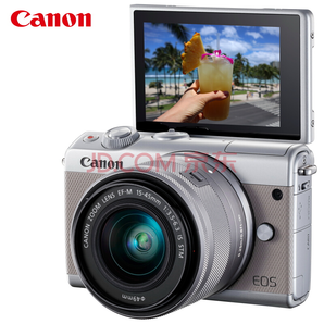 16日8点： Canon 佳能 EOS M100 微单电可换镜相机（15-45镜头灰色套机） 2499元包邮