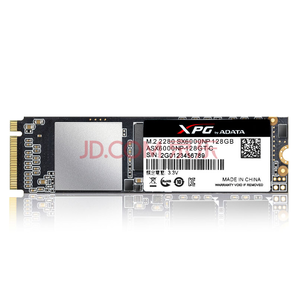   ADATA 威刚 XPG-SX6000 M.2 NVMe SSD 128GB 284元包邮（需用券）