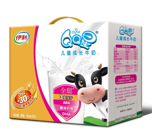 限地区、临期：伊利 QQ星儿童成长牛奶（全聪型）125ml*20盒/礼盒装 
