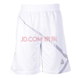 匹克（PEAK）男篮球裤帕克系列明星款运动裤 F763011 大白 X3L码29元