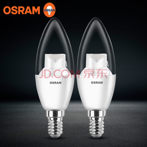 OSRAM 欧司朗 led蜡烛泡 E14 小螺口 暖光 3.3W*10只 85.6元包邮（需用券）