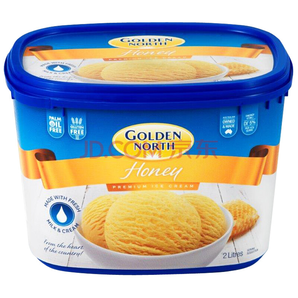限上海： Golden North 金诺斯 冰淇淋 蜂蜜口味 2L