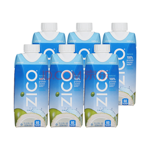 ZICO 100%天然椰子水330ml*6瓶