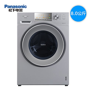 Panasonic 松下 罗密欧8kg全自动超大容量家用变频滚筒洗衣机XQG80-E8325