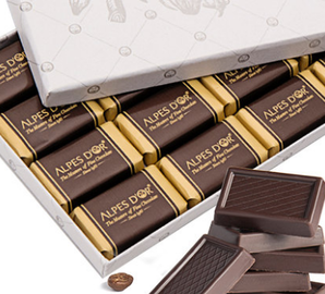 瑞士进口 Alpes dOr 74%黑巧克力 100g 有助减肥 24.8元包邮