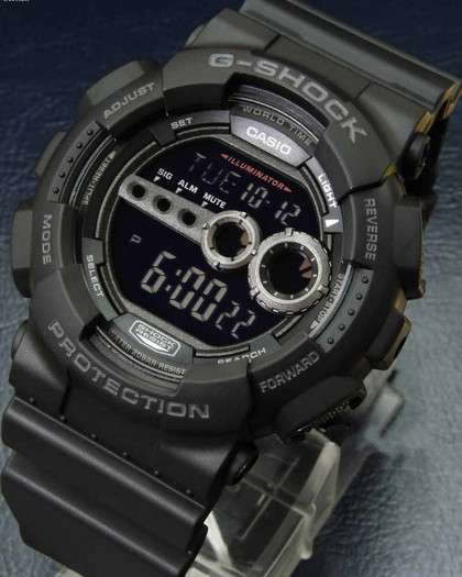 casio 卡西欧 g-shock military gd100-1b 男款运动腕表