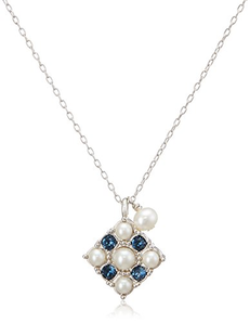 LANVIN en Bleu 浪凡蓝标 女士珍珠方形项链 到手约469元