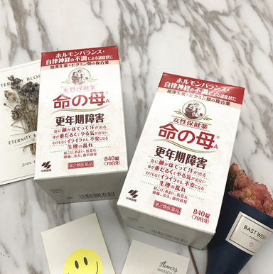 日本畅销的女性健康保健品 小林制药命の母改善调理女性更年期840粒 没得比