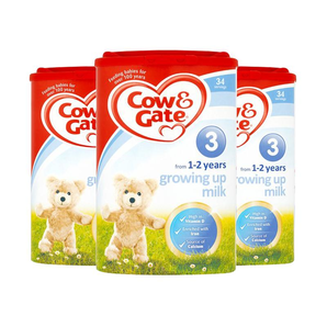 Cow & Gate 英国牛栏 婴幼儿奶粉 3段 900克/罐 3罐 新老包装随机发货