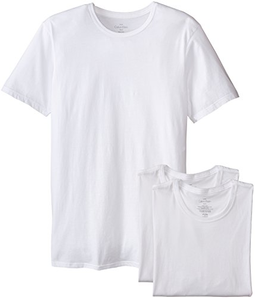 Calvin Klein 男式修身圆领T恤  3件装 prime凑单到手约179元