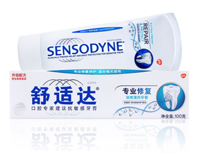 SENSODYNE 舒适达 抗敏感专业修复牙膏 Novamin 100g