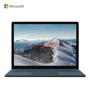 23日0点！ Microsoft 微软 Surface Laptop 13.5英寸 超极触控本（ i7-7660U、16GB、512GB）灰钴蓝 8999元包邮