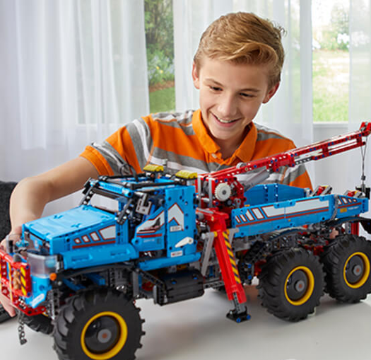 国内￥2999lego乐高科技系列420706x6全时驱动牵引卡车