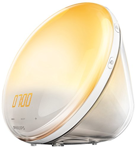 Philips 飞利浦 HF3531/01 Wake-Up Light 唤醒灯 日出功能 触摸显示屏 7首闹钟铃声 数字FM收音机 日光闹钟