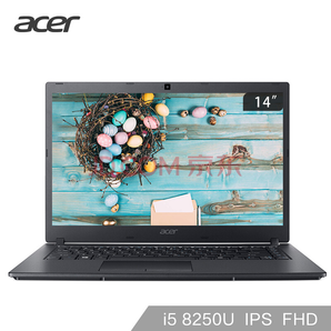 acer 宏碁 墨舞 TX420 14英寸笔记本电脑 （i5-8250U、4G、128G、MX130 ）