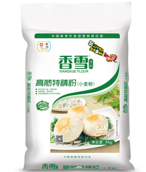 麦香浓郁香雪高筋特精粉面粉5kg179元
