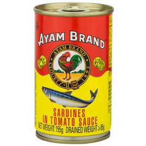 马来西亚 AYAM BRAND雄鸡标番茄汁沙丁鱼155g