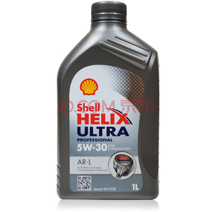 壳牌（Shell）全合成机油 超凡喜力Helix Ultra Professional AR-L 5W-30 灰壳 1L 德国原装进口