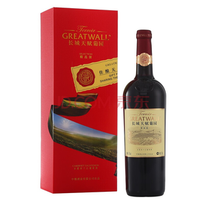 GreatWall 长城  天赋葡园精选级赤霞珠干红葡萄酒 750ml（礼盒装）