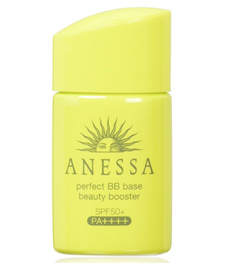 資生堂 安耐曬anessa 綠瓶安耐曬spf50 防曬bb霜 明亮色 25ml