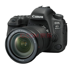 Canon 佳能 EOS 6D Mark II 全画幅 单反相机套机（EF 24-105mm f/3.5-5.6） 11999元包邮