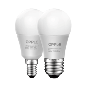 OPPLE 欧普照明  led灯泡 E27螺口球泡 3w 白色