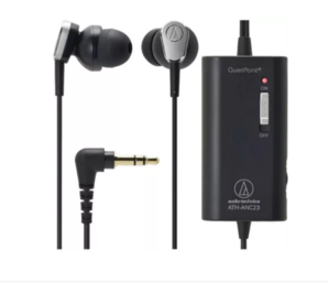 audio-technica 铁三角 ATH-ANC23 入耳式主动降噪耳机