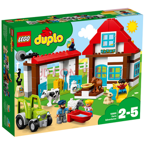 乐高 玩具 得宝 DUPLO 2岁-5岁 乐趣开心农场 10869 积木LEGO439元