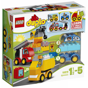 LEGO 乐高 DUPLO 得宝系列 10816 我的第一组汽车与卡车套装 99元包邮（需用券）