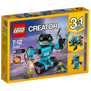 LEGO 乐高 创意三合一系列 31062 机器人冒险家