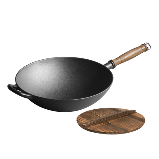 00比友"欧阳"爆料原文: 铁工房 无涂层铸铁炒锅 ,锅体精选26号矿石灰