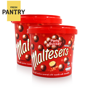  Maltesers 麦提莎 超纯麦丽素夹心巧克力桶 465g*2桶 129元含税包邮（需用券）