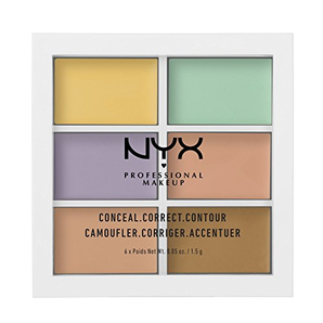  NYX Professional Makeup 6色修容遮瑕盘
