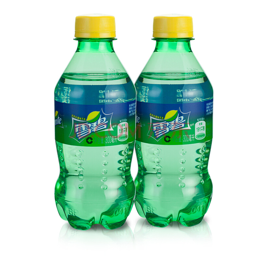 雪碧sprite檸檬味汽水飲料碳酸飲料300ml24瓶整箱裝299元