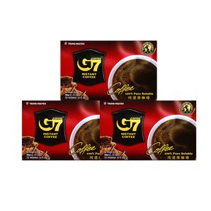 G7 COFFEE 黑咖啡粉 30gx3盒 45杯 19.9元包邮（需用券）
