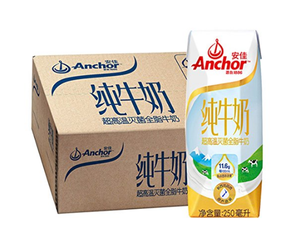 新西兰原装进口！Anchor 安佳 全脂纯牛奶 250ml*24盒 59.9元