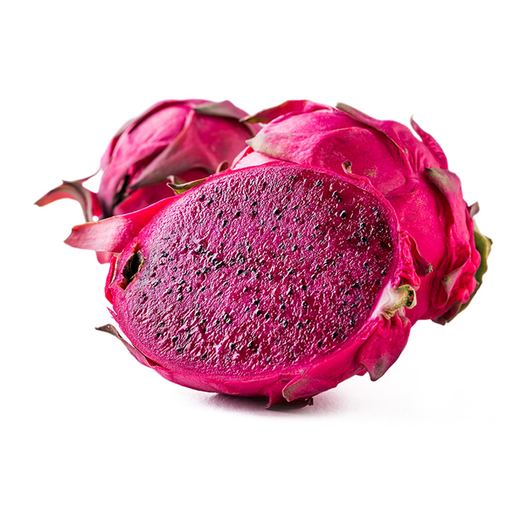 海南蜜宝红心火龙果中果5个