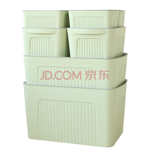 家杰 塑料整理箱收纳箱 8件套装 JJ-SN104  合51.61元/件