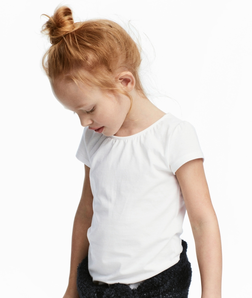 H&M  女童短袖上衣 2件装