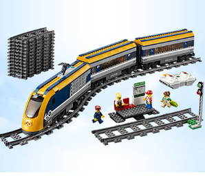 7月新品！Lego 乐高 City城市系列 60197 客运火车 可蓝牙遥控 