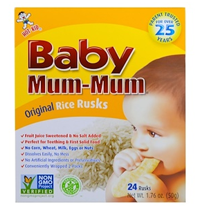 HOT KID Baby Mum-Mum婴儿磨牙米饼*24片
