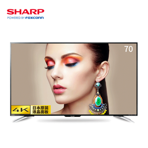 SHARP 夏普 LCD-70MY5100A 70英寸 4K液晶电视 5999元（需用券）