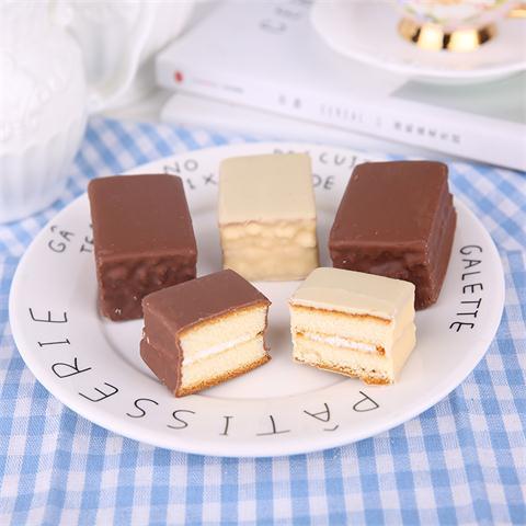 真巧 巧克力涂层夹心蛋糕1kg