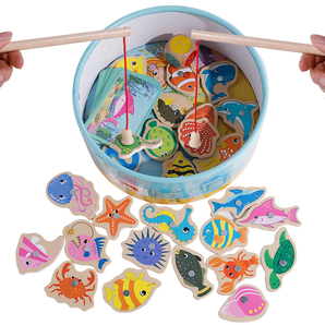 达拉 儿童亲子钓鱼玩具28条套装