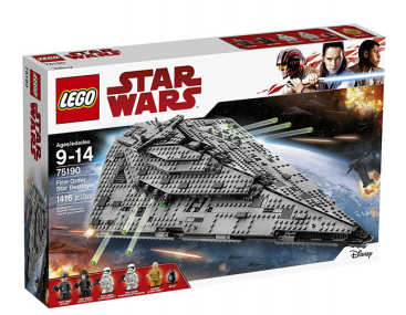 LEGO 乐高 Star Wars 星球大战系列 75190 第一秩序歼星舰 