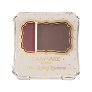 2018新品！CANMAKE color styling eyebrow限定 双色 眉粉 648日元+6积分
