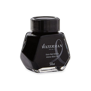 Waterman 1.7 oz 钢笔墨水 Intense Black (S01-10710)