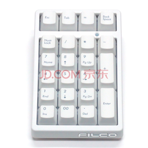 FILCO斐尔可  FTKP22M/MW2「TKPAD数字键盘」 机械键盘 白色 茶轴