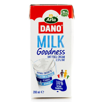 Arla 爱氏晨曦 全脂3.5%牛奶 200ml*24盒 *3件 115.65元包邮（下单立减）